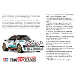 TAMIYA 47477 Porsche 934 Coupe Vaillant '76 45th Anniversary Edition (TA02SW)