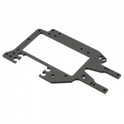 SERPENT 804137 2.5mm Carbon Radio Plate 2.5mm