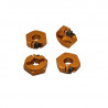 SERPENT 804195 12mm Wheel hexagon -1mm (4)