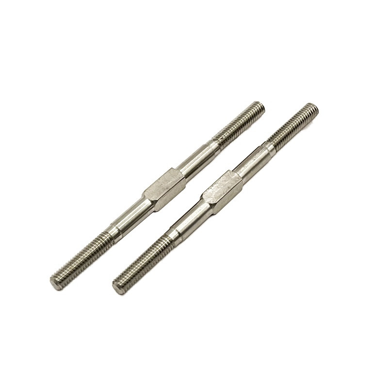 3RACING Ti64 4mm Turnbuckle 70mm (2)