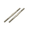 3RACING Ti64 4mm Turnbuckle 70mm (2)