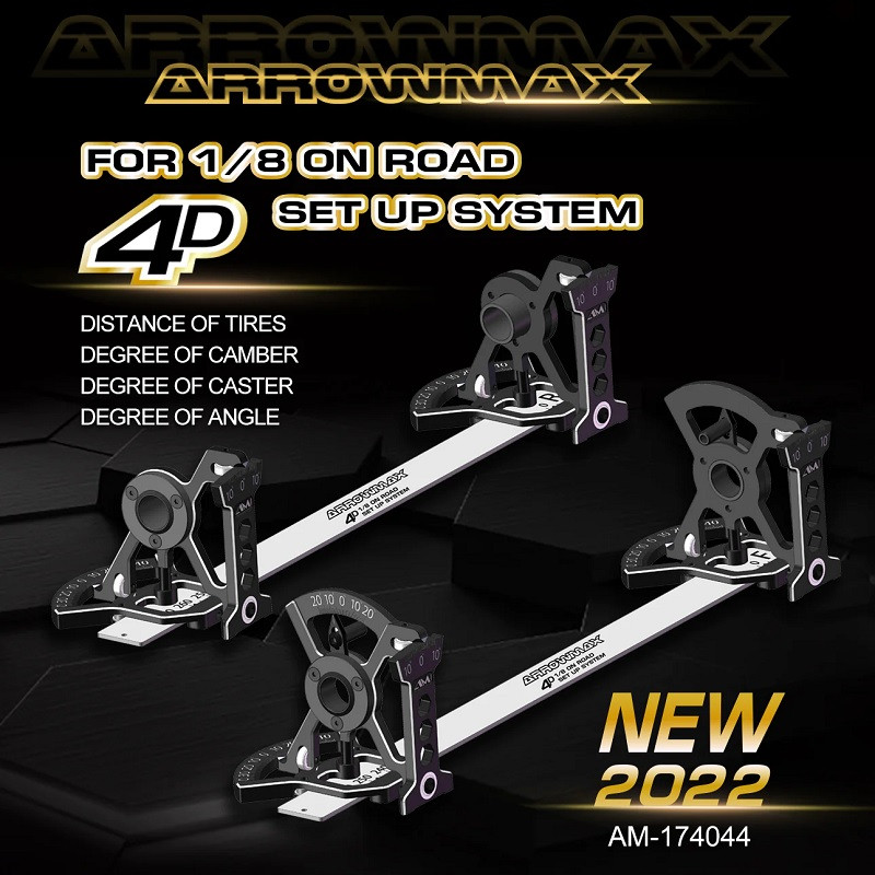 ARROWMAX AM-174044 1:8th On Road Setup Station + Bag