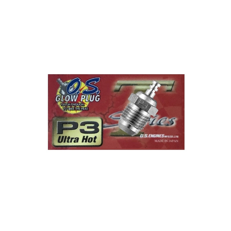 O.S. Engine P3 Turbo Glow Plug Off Road - Ultra Hot