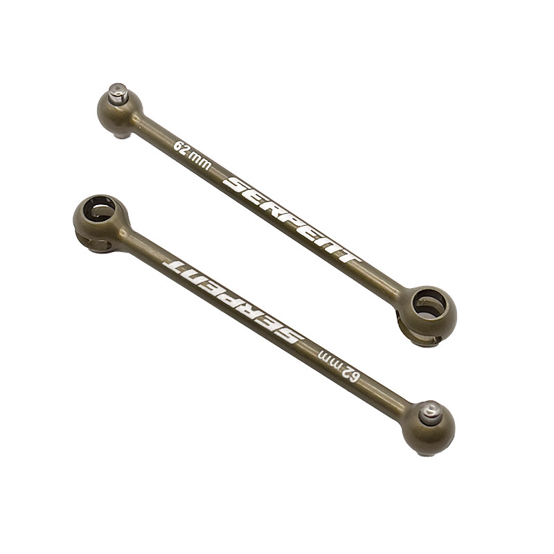 SERPENT 903865 Front Aluminium CVD Driveshaft 62mm (2)