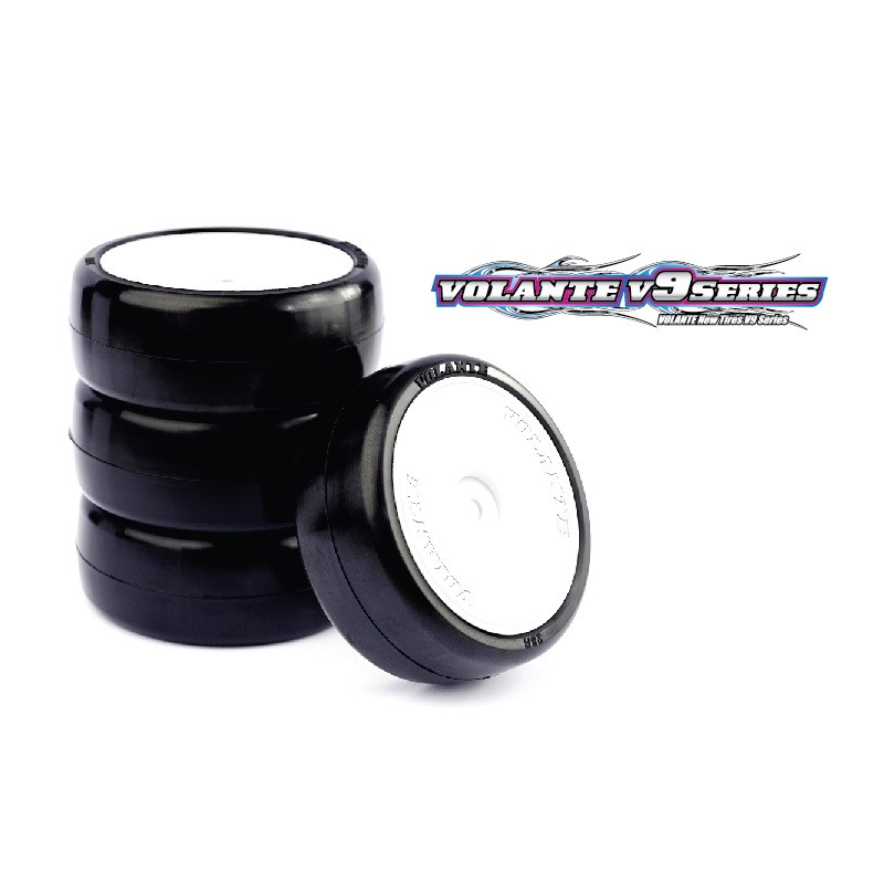 Volante V9XE Pre Glued 1:10th EP Touring Car Tyres (4)
