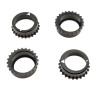 SERPENT 401917 Aluminium Bearing Excenter FR/ RR (4)