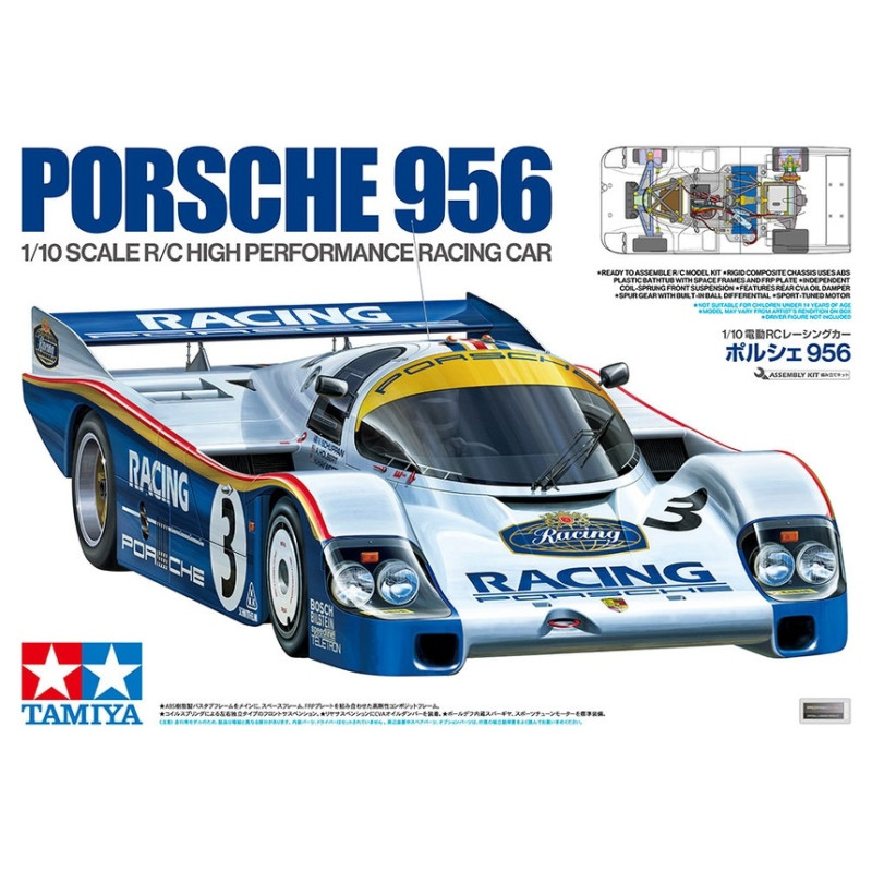TAMIYA 47508 1983 Porsche 956 Le Mans