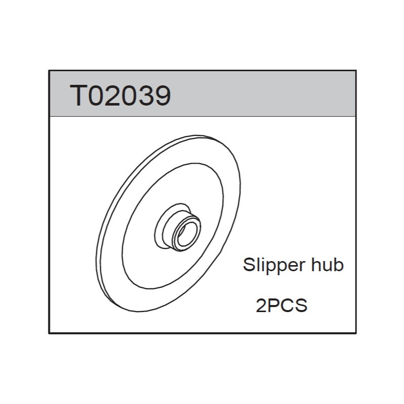 Team C T02039 Slipper Clutch Plate (2)
