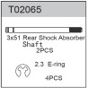 Team C T02065 Shock Shaft 3.0 x 51mm (2)