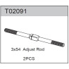 Team C T02091 Turnbuckle 3 x 54mm (2)