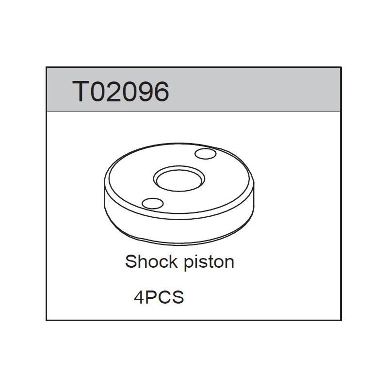 Team C T02096 Shock Piston (4)