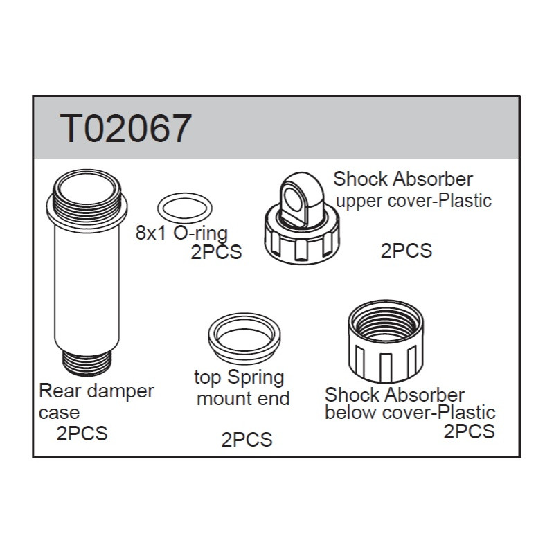 Team C T02067 Rear Shock Case (2)