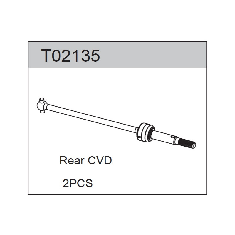 Team C T02135 Rear CVD Set (2)