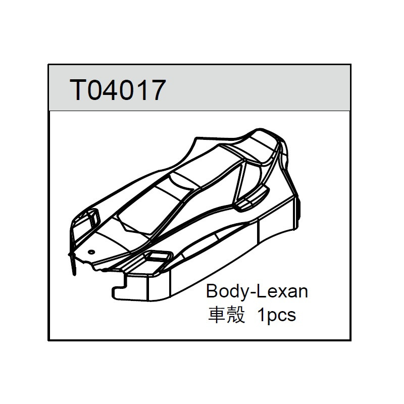 Team C T04017 Lexan Body