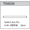 Team C T04034 Pin 3 x 48.5mm (2)