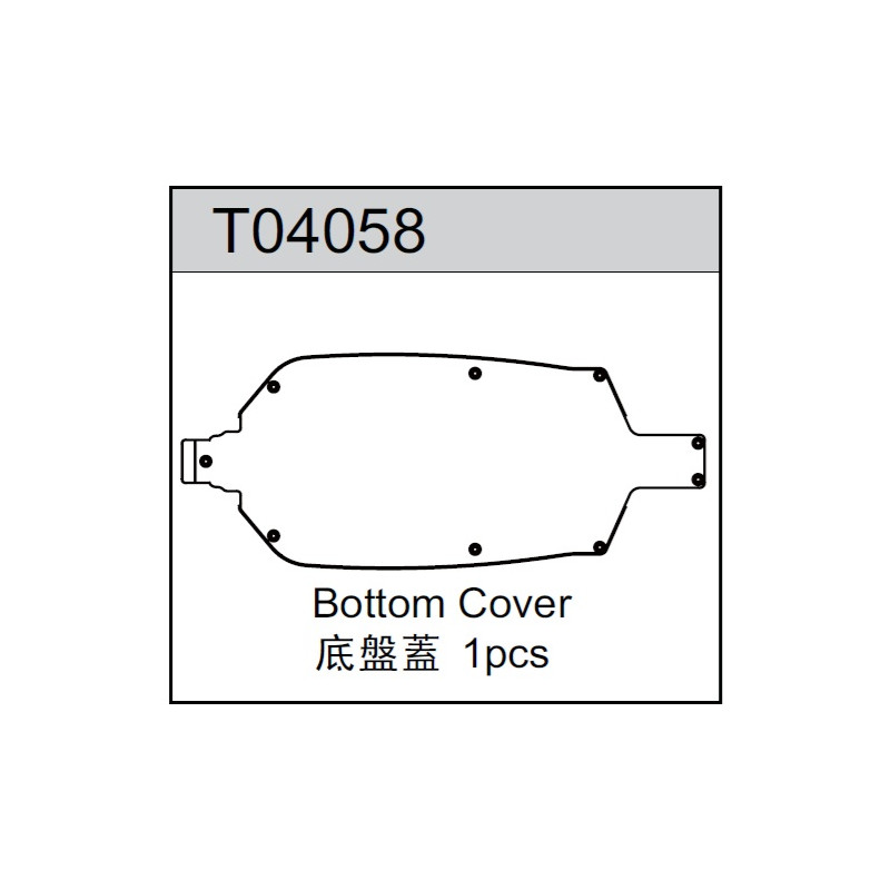 Team C T04058 Chassis Cover