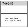 Team C T08645 Arm Pin 4 x 73mm (2)