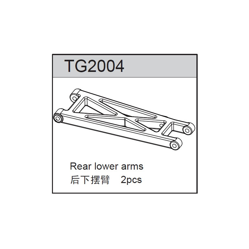 Team C TG2004 Rear Lower Arm (2)