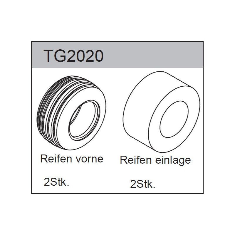 Team C TG2020 Front Tyres + Inserts (2)