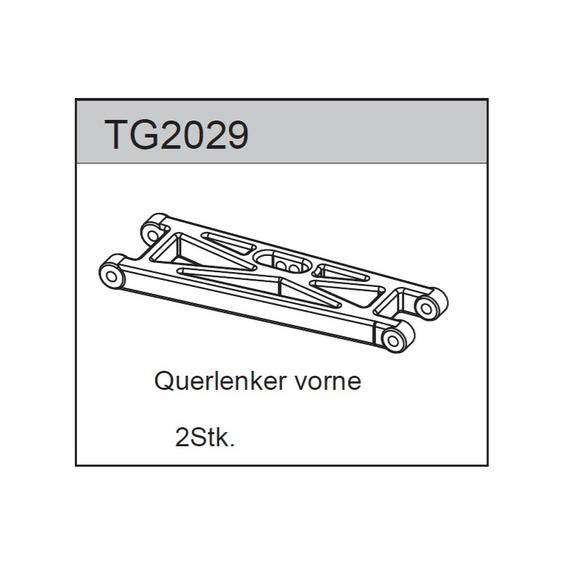 Team C TG2029 Front Lower Arm (2)