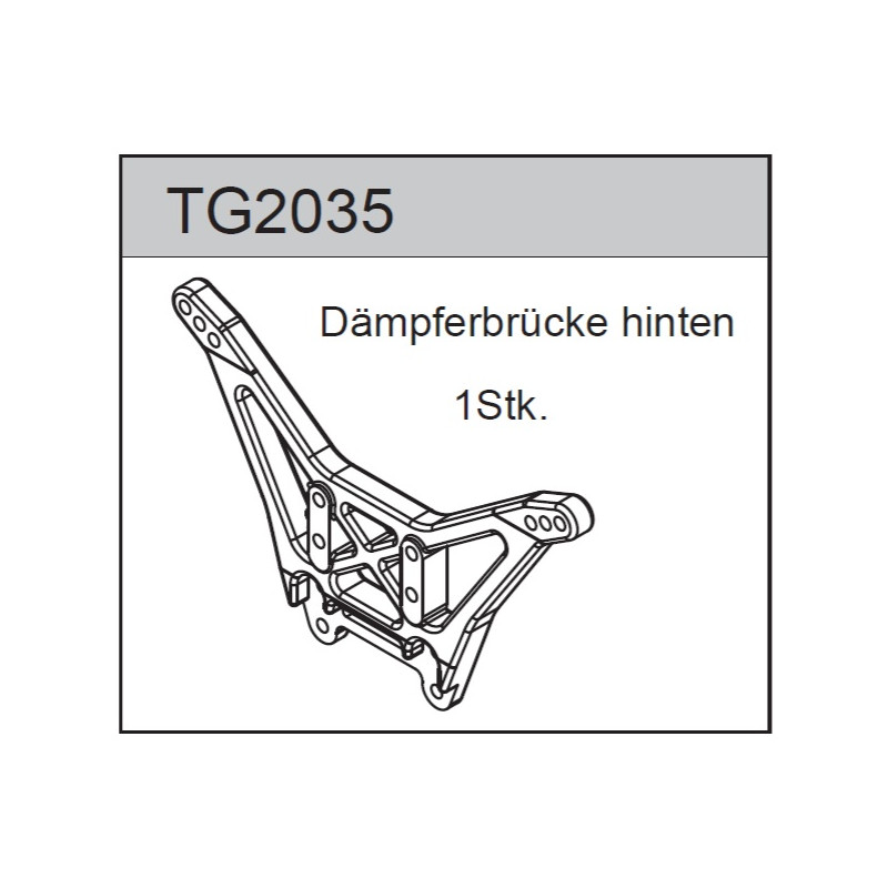 Team C TG2035 Rear Shock Tower