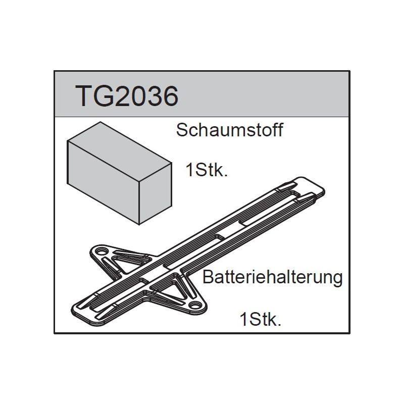 Team C TG2036 Battery Top Plate
