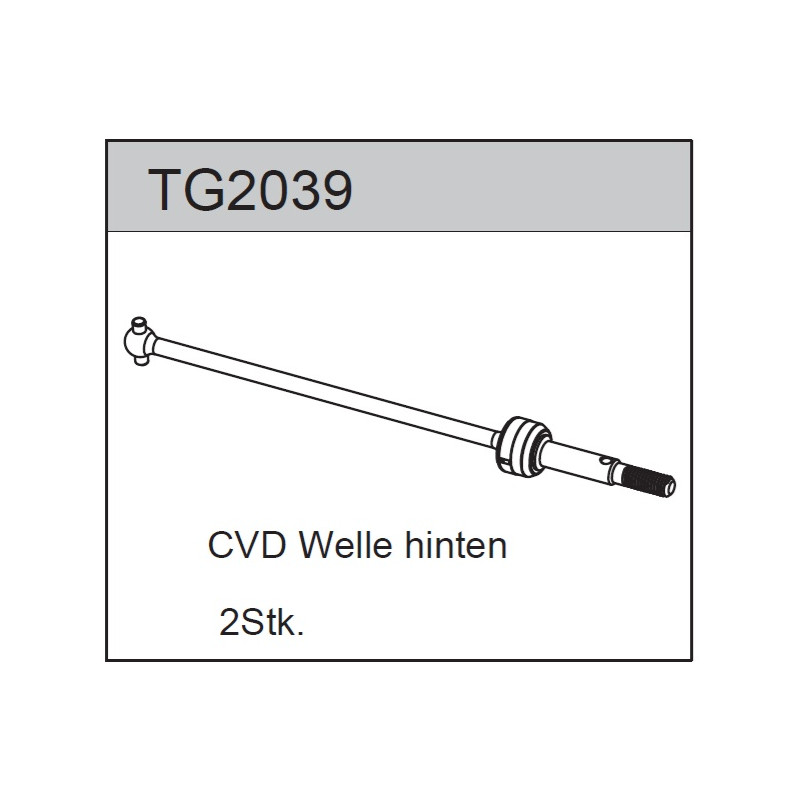 Team C TG2039 Rear CVD Set (2)
