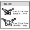Team C TR4005 Front + Rear Shock Tower (2)