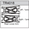 Team C TR4018 Rear Lower Arm (2)