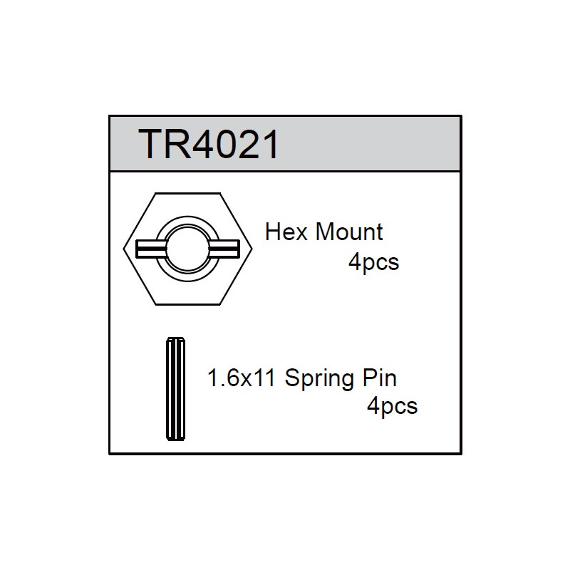 Team C TR4021 Wheel Hex (4)