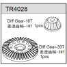 Team C TR4028 Differential Gear 16T/ 39T