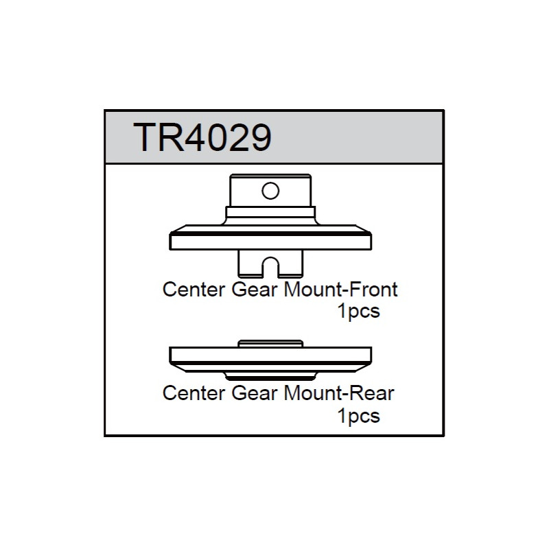 Team C TR4029 Centre Gear Mount FR/ RR