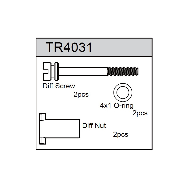 Team C TR4031 Differential Screw/ Nut