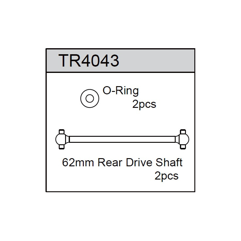 Team C TR4043 Rear Driveshaft (2)