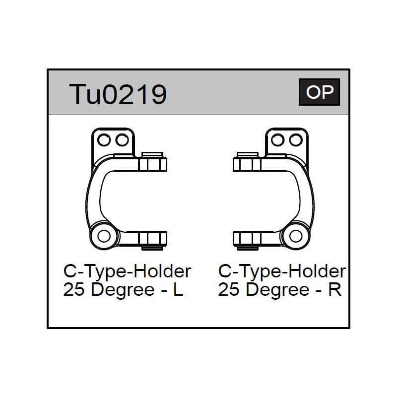 Team C TU0219 Aluminium C-Hub 25° (2)