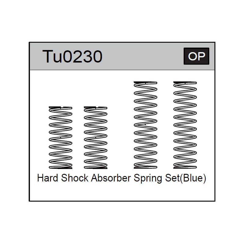 Team C TU0230 Shock Spring Set - Hard (4)