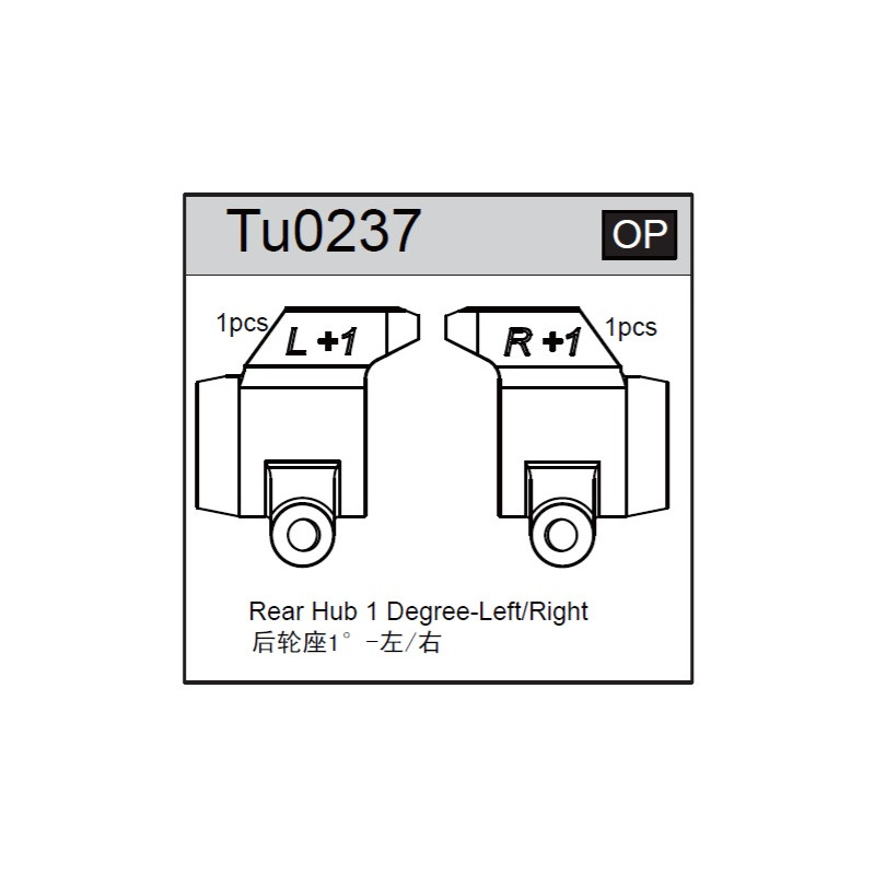 Team C TU0237 Aluminium Rear Hub Carriers 1° (2)