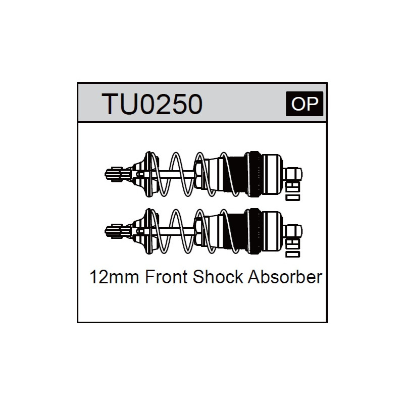 Team C TU0250 Aluminium Front Shock Set (2)