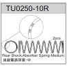 Team C TU0250-10R Rear Spring - Medium (2)