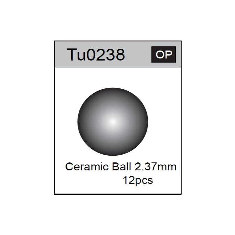 Team C TU0238 Ceramic Ball 2.37mm (12)