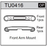 Team C TU0416 Aluminium Front Hinge Pin Brace FF & FR