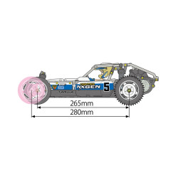 TAMIYA 58741 Fighter Nxgen DT-04 with ESC