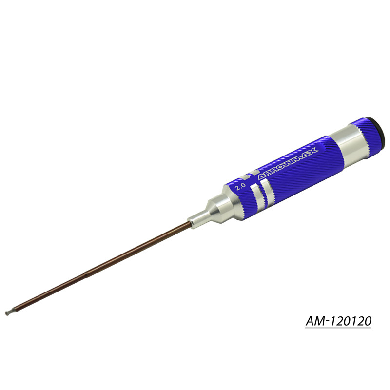 ARROWMAX AM-120120 2.0 x 120mm Ball Metric Allen Wrench