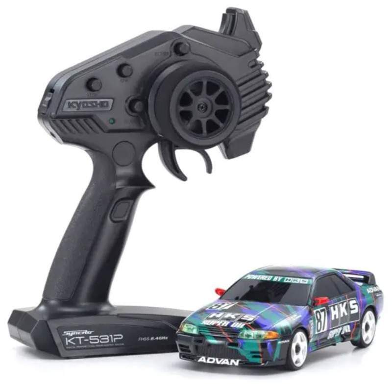 KYOSHO 32652HK MINI-Z AWD HKS SKYLINE GT-R (R32) '93