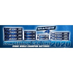 LRP 431275 GRAPHENE-4 HV Stock 4100mAh 7.6v 135C Li-PO - Shorty