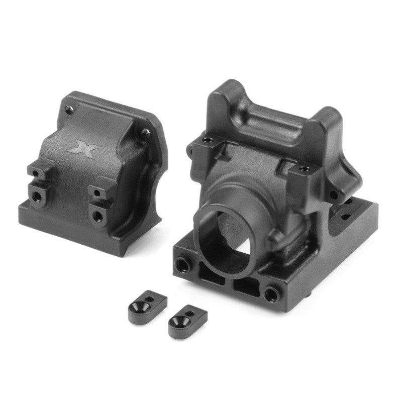 XRAY 352009 XB8 Composite Semi-Split Diff Bulkhead Block Set FR/RR - V3