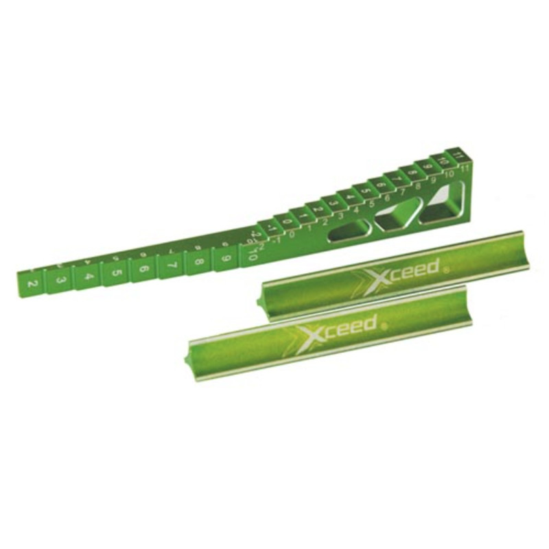 XCEED 103051 Ride Height (2 to 10) + Droop Gauge (-1 to 11) + Droop Blocks 10mm