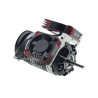 XCEED 106021 1:8th Aluminium Fan (Twins) Holder for 30mm & 40mm Fan