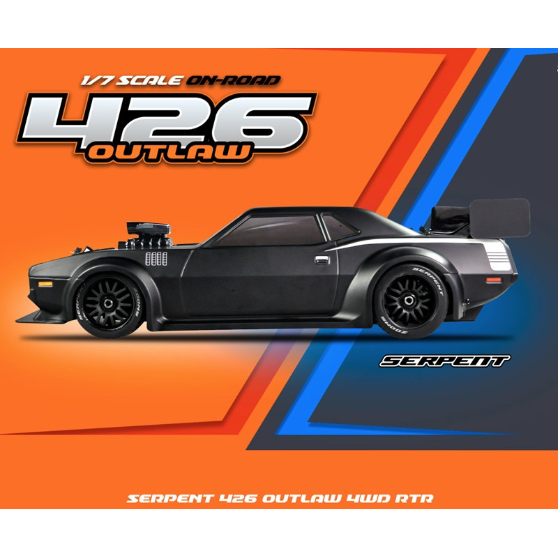 SERPENT 300040 1:7th 426 Outlaw RTR 4WD EP