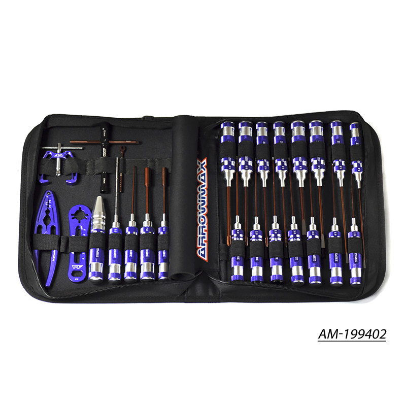ARROWMAX AM-199402 Tool Set For On-Road (25) With Tools Bag
